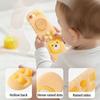 Baby Silicone Remote Control Teether Toys Cartoon Teething Stick Soothing Bite Toys Anti Hand Biting Teether for Infants Toddlers