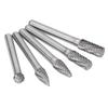 Rotary File Bit 2 Pattern Woodworking Grinding Head Drill Set Tungsten Steel Carbide 6x8mm Rotary File Bit Rotary File Set