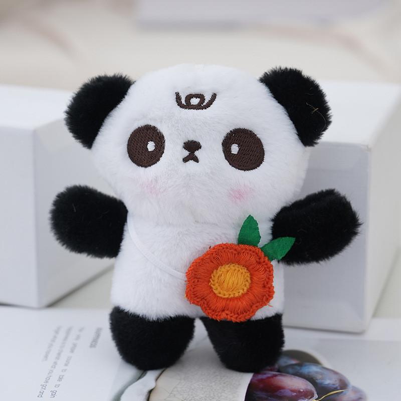 Adorable Plush Teddy Bear Keychain Cuddly Stuffed Animal Bag Charm Cute Key Holder