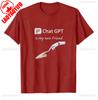 ChatGPT TShirt  HuUnisex and Robot Friendship Geek Gift Artificial Intelligence Lover Futuristic Techwear AI Unisexs Cotton Tshirt