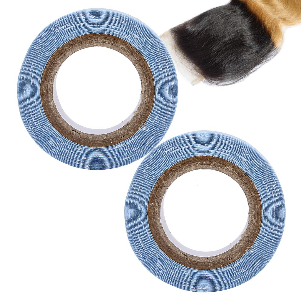 2pcs 3 Yards Hair Extension Adhesive Tape Waterproof Sweatproof DoubleSided Wig Tape