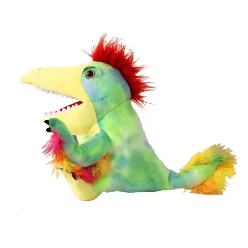 30cm Dinosaurier-Handpuppen Lebensechte Triceratop Tyrannosaurus Rex Handpuppen Plüschtiere Puppe für Kinder Erwachsene