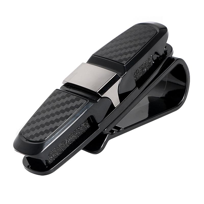 Auto Fastener Cip Car Eyeglasses Clip Ticket Card Clamp ABS Car Cases Black Car Sun Visor Sunglasses