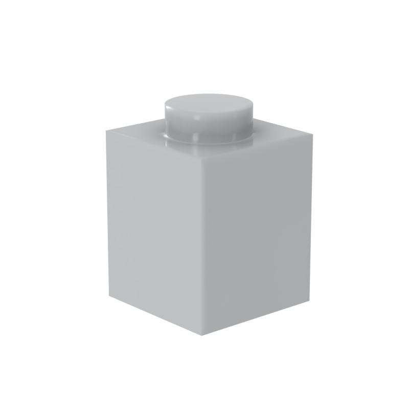 [FunBrick] 20PCS Classic DIY Building Blocks Thick Figures Bricks 1x1 Dots Educational Creative Compatible With 3005 Plastic To