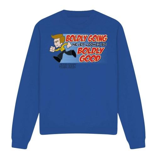 Unisexová mikina pro dospělé s motivem Star Treku Quogs a motivem Boldly Good