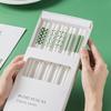 5 Pair Geometric Patterns Ins Style Ceramic Chopsticks Simple Chinese Chopsticks  Housewarming Gift