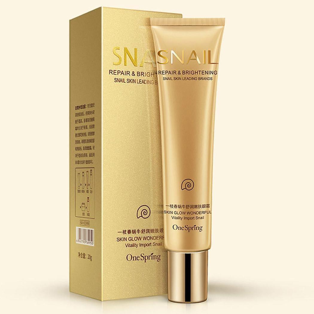 

20 г крем для глаз с эссенцией улитки, увлажняющий, отбеливающий, блестящий уход за глазами 20g