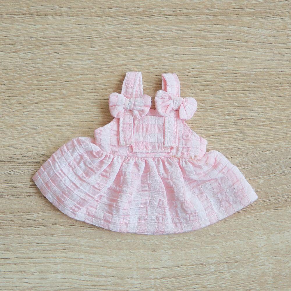 

Одяг Прикраса Лялька Милий Одяг Плюшеві Ляльки Одяг Для 10см Бавовняної Ляльки/для Ляльок Айдолів Pink-Dress