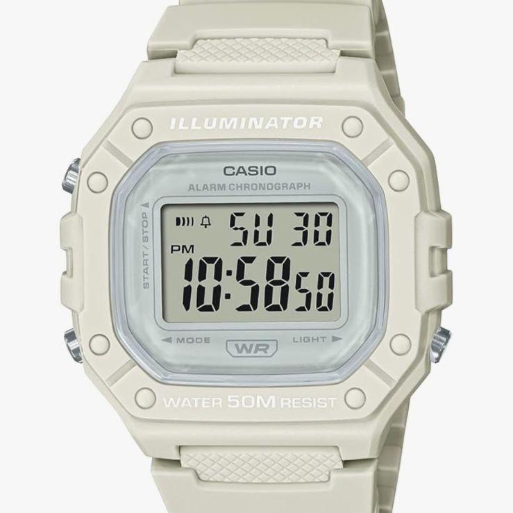 New Special Price Casio] CASIO Standard Digital Watch W-218HC-8AV Men s Women s Cheap Casio Chipkashi Beige Overseas Model [Parallel Import]