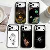 Outer W-Wilds Phone Case For iPhone17,16,15,14,13,12,11 Plus,Pro Max Black Border Silver Plated Cover