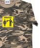 SK8ER ROCK Street Tax Camouflage T-Shirt ((Beige))