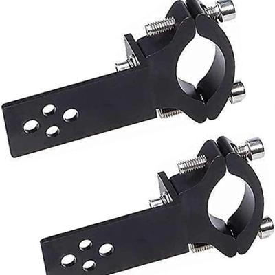 2 Adet Motosiklet Çatal Boru Kelepçesi Yatay/Dikey Montaj LED Işık Çubuğu Montajı 22mm-36mm