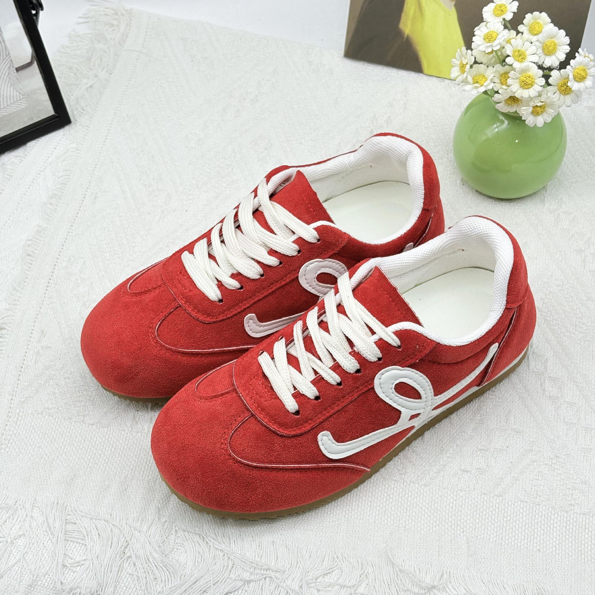 

Желтые туфли Dexun женские туфли 2025 новые популярные весенне-летние супер огонь туфли Форреста Гампа универсальные кеды повседневная спортивная обувь 40 красный