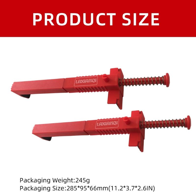 2PCs Brick Liner Brick Line Runners Spring Loaded Brick Line Clips for Wallworkers Bricklaying Cable Puller Building