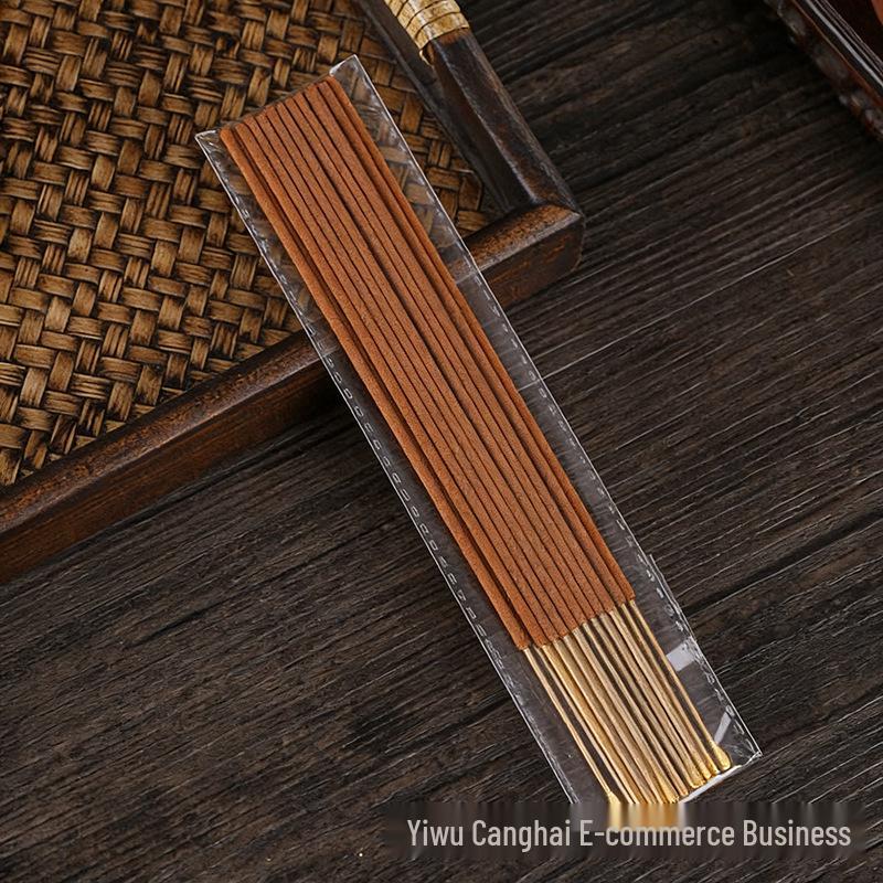 Sandalwood Bamboo Incense Sticks & Lotus Alloy Holder - 20 Sticks for Long-Lasting Odor Removal