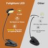 High Quality Flexible Clip On Led Book Reading Light With Usb Rechargeable Reading Lights For Residential Indoor -