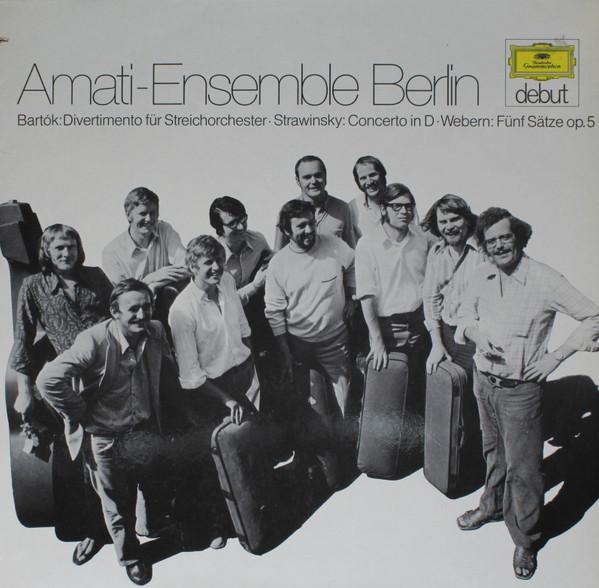 

LP Record AMATIENSEMBLE BERLIN BLA BARTK Divertimento Fr Streichorchester 2555006 Deutsche Grammo Germany Classical Used