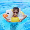 Striped Duck Baby Inflatable Toys PVC Cartoon Thickened Swimming Ring Summer Pool Beach Inflatable Floating Water Toys