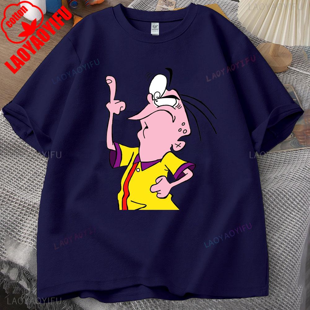 Ed,Edd N Eddy Man T Shirt Ed,Edd N Eddy Printed T-shirt Tops Hip-hop Novelty Trend Simple Style for Outdoor Enthusiasts