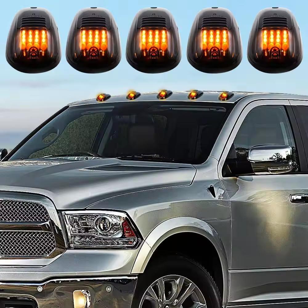 Amber No Drill Car Cab Lights Signal Lamp Head Light for Trucks/Cars/SUV Cars Accessories