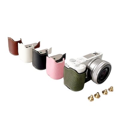 Portable Camera Protective Case Retro Style Camera Case Holder Carry Bag Opening Bottom Design with