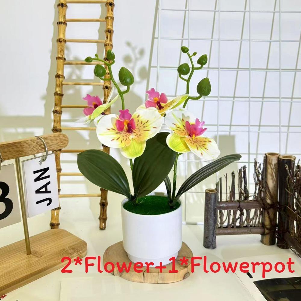 Artificial Phalaenopsis Flowers Decorative Plant For Home And Decoration Event