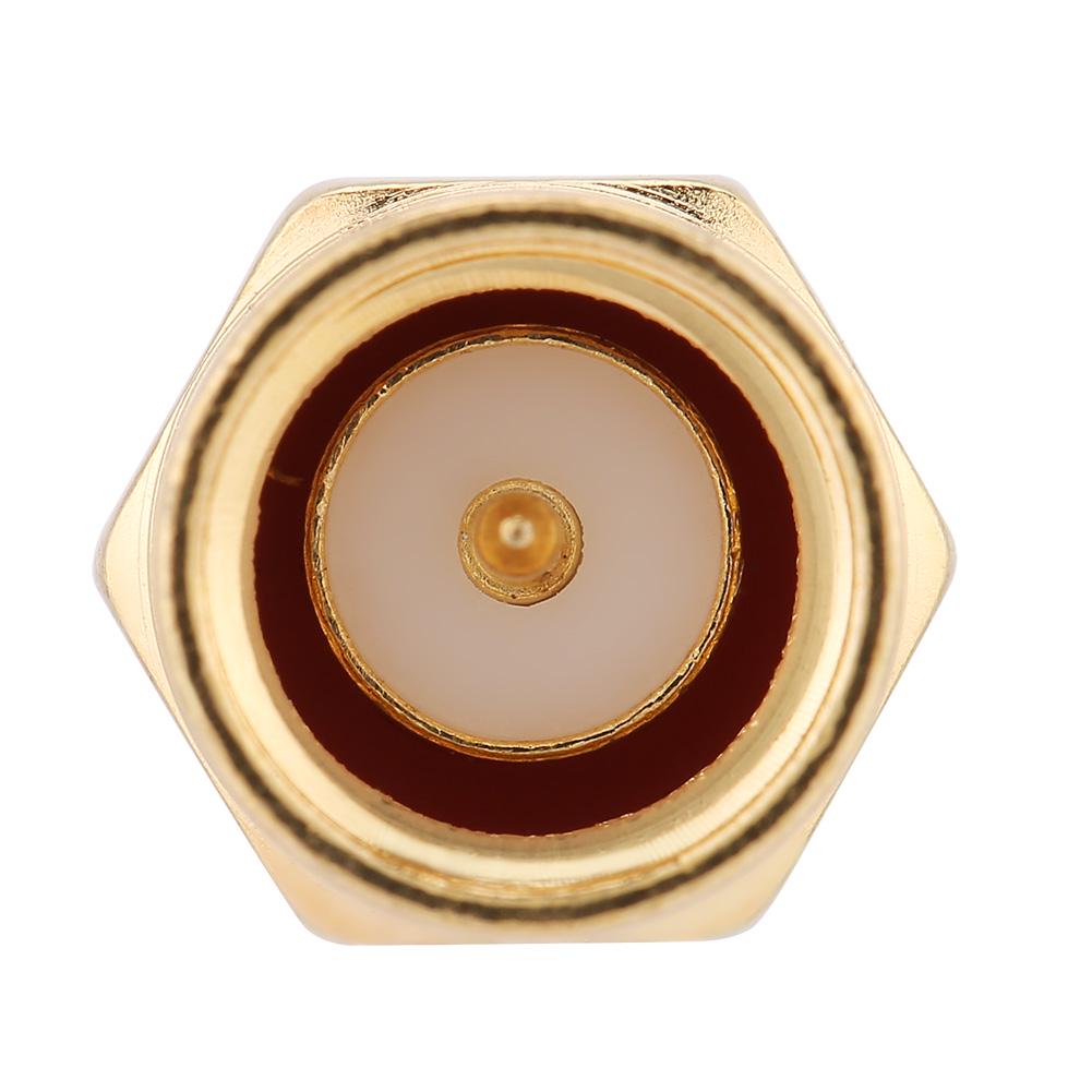 5Pcs Brass SMA Male RF Coaxial Terminator Load 50 Ohm For Antennas GPS System Base Station Application Cable Assembly Instrument