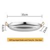 304 Stainless Steel Rose Gold Oval Serving Platter