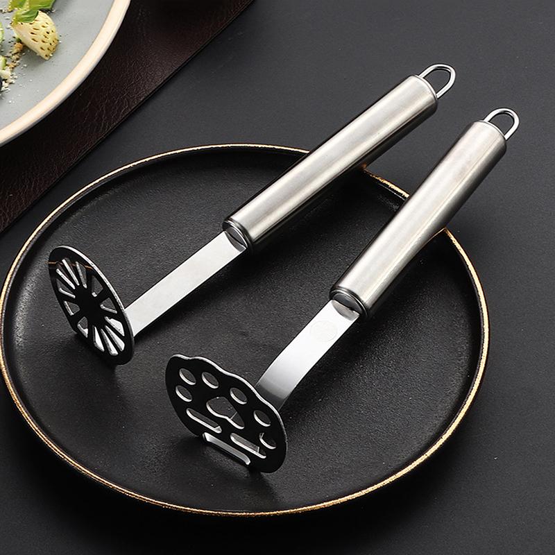 Creative Mud Press Masher Puree Juice Maker Stainless Steel Potato Masher Ricer Crusher Potatoes Crusher Pusher Fruit Tools