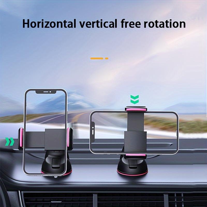360° Free Rotation Phone Holder Car Navigation Phone Holder, Hands-Free Stand, Universal Solid Suction Cup Car Phone Holder