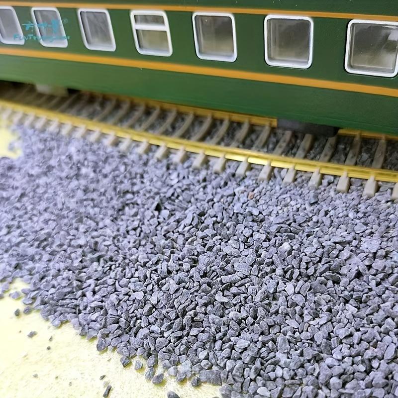 100g Realistic Grey Model Cornerstone - DIY Model Garden Road Paving Material and Track Cornerstone Decoration, Very Suitable Fo