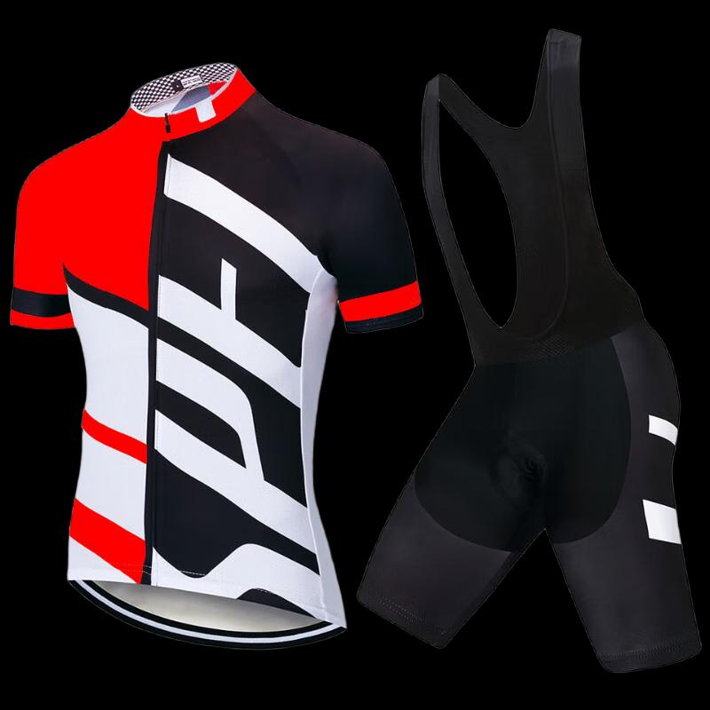 Lishi Moisture-Wicking Short-Sleeve Mountain Bike Cycling Suit Set