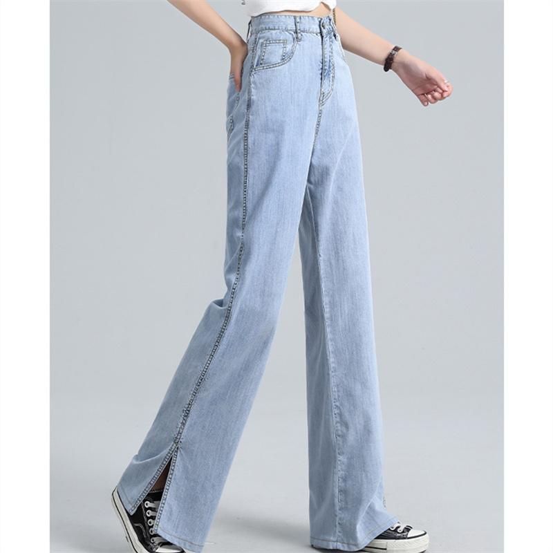 Epocă primăvară 2022 moda femei talie înaltă y2k blugi pentru femei cu picioare largi pantaloni largi din denim pantaloni lungi blugi mamă pantaloni blugi