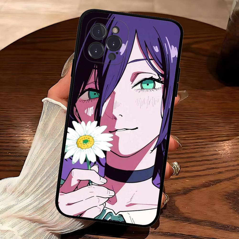 Action Anime Chainsaw Man Reze Arc Phone Case For Iphone 17 Air 16 15 14 13 12 11 Pro Max 16 15 14 Plus TPU Soft Case