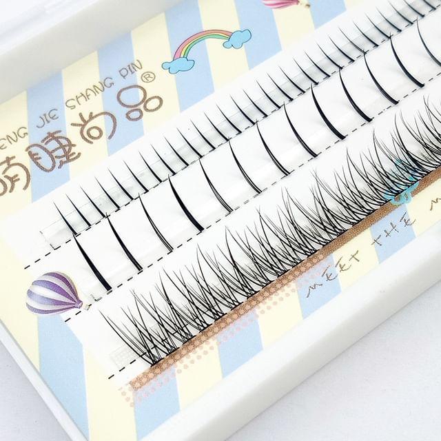 Aimo - Multipack False Eyelashes Cluster Set (Various Designs) Set - Black - One Size