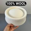 New 100% Wool Nobility Fedoras Hat For Women With Lining Winter Classic Berets Hatladies Fascinator Wedding Dinner Nice Felt Hat