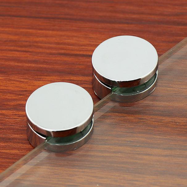 Bathroom Mirror Clip Bracket - Glass Shelf Support & Fixing Hardware
