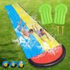 Double Water Slide, Kids' Water Toy, Outdoor Water Slide Mat, Double Sliding Lanes, Summer Water Toy, Fountain Pool, Environmentally Friendly PVC,