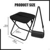 Foldable Backpack Stool Camp Chair Fishing Carry Bag Travel for Activities