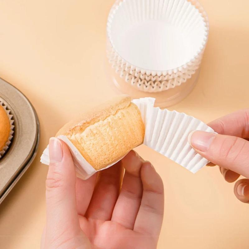 Food Grade100Pcs Baking Cups Cupcake Muffin Liners Paper Cup Baking Molds Greaseproof Wrappers Cupcakes Cake Tools