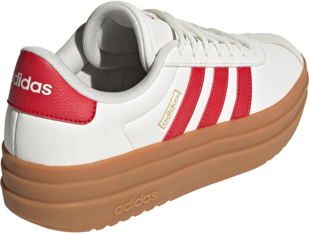 Кроссовки Adidas VL Court Bold Women core white/better scarlet/gold metallic