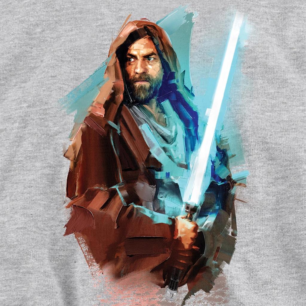 Star Wars: Obi-Wan Kenobi Childrens/Kids Painted Pull Over Hoodie