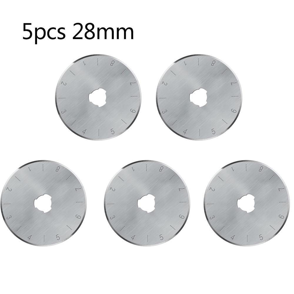 28MM Rotary Cutter Blades Rotary Cutter Replacement Sewing Machines Circle Cutter for Paper Quilting Scrapbooking Cutting