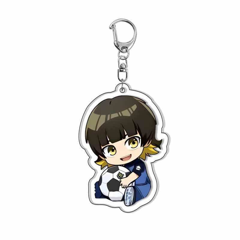 Blue Lock Sae Itoshi Acrylic Beautiful Keychain Anime School Campus Merchandise Figure Cross Border Ready Stock Dropshipping 55mm