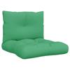 VidaXL Pallet Cushions Set of 2 Green Fabric 360839