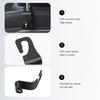 2Pcs Portable Car Seat Back Hooks Storage Accessories For Renault Megane 2 3 4 Twingo Clio Talisman Captur Sandero Duster Koleo S444