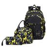 Men's Camouflage 3-Piece Backpack Set