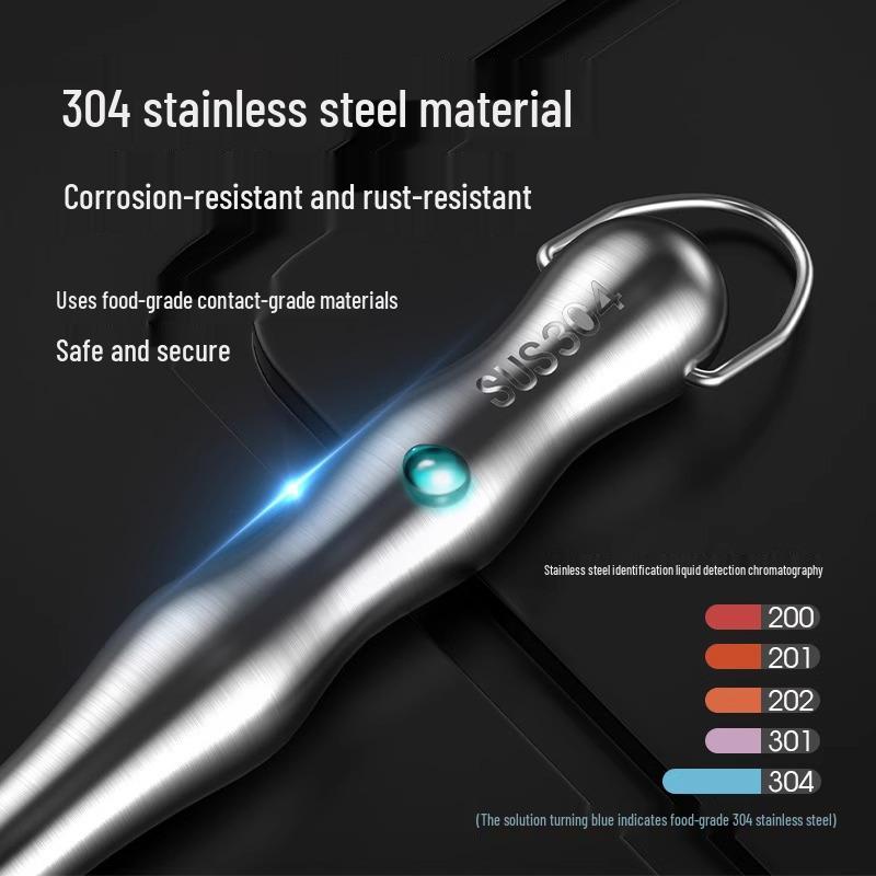 Brosse de Cuisine à Long Manche en Acier Inoxydable pour la Vaisselle et le Nettoyage