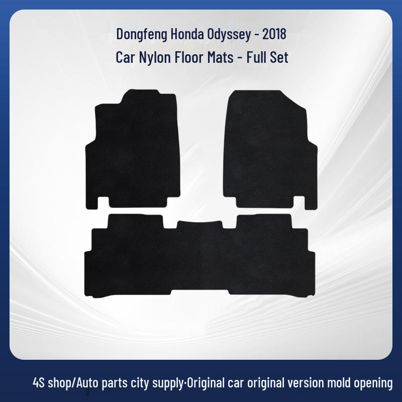 Odyssey-2018 Car Floor & Trunk Mats Set: Eco-friendly Nylon Car Accessories