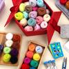 Needle Felting Set Needle Felting Starter Kits with Felting Tool Wool Roving Set Needle Felting Supplies for Craft